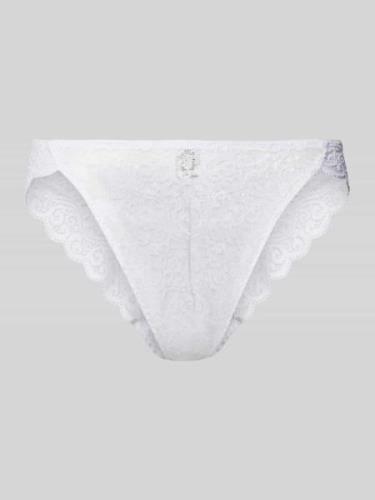 Triumph Slip in semitransparentem Design Modell 'AMOURETTE' in Weiss, ...