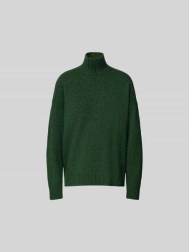 Victoria Beckham Pullover mit Stehkragen in Dunkelgruen, Größe L