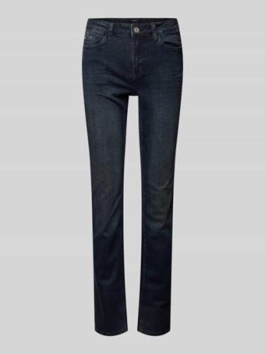 Zero Skinny Fit Jeans im 5-Pocket-Design in Black, Größe 36