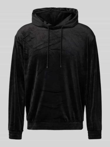 ARMANI EXCHANGE Hoodie mit elastischen Abschlüssen in Black, Größe L