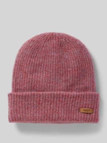 Barts Beanie mit Label-Patch Modell 'Witzia' in Mauve, Größe 1