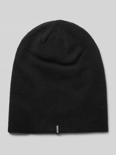 Barts Beanie mit Label-Detail Modell 'ECLIPSE' in Black, Größe 1