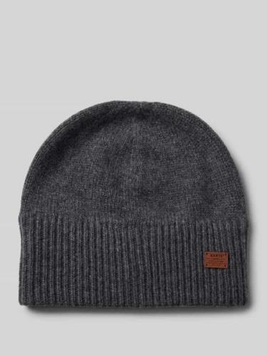 Barts Beanie mit Label-Applikation Modell 'LACKE' in Anthrazit, Größe ...