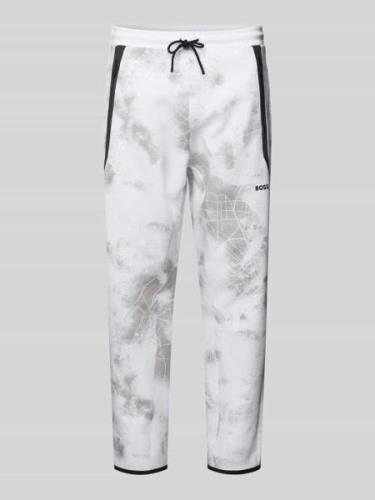 BOSS Green Sweatpants mit Eingrifftaschen Modell 'Havion' in Weiss, Gr...