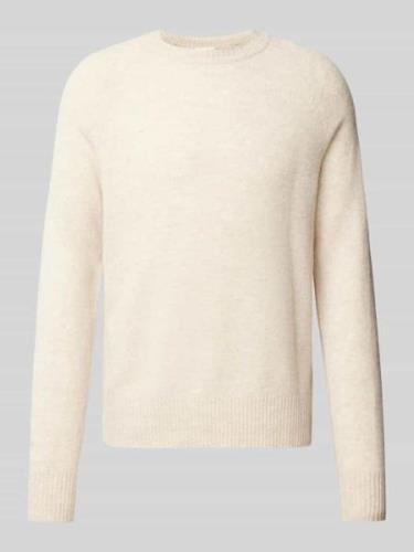 CK Calvin Klein Strickpullover aus Wolle mit Teilungsnähten Modell 'LU...