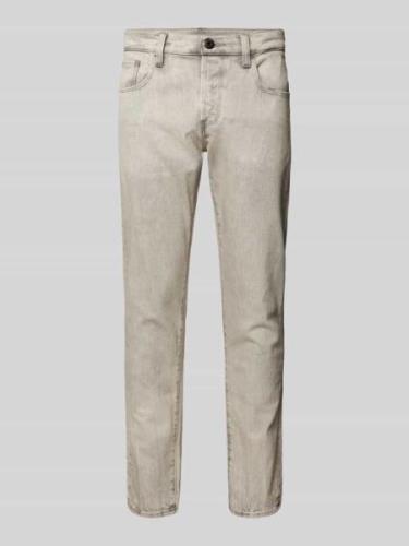 G-Star Raw Slim Fit Jeans mit 5-Pocket-Design in Hellgrau, Größe 29/32