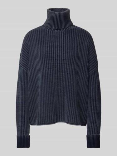 G-Star Raw Strickpullover mit Rollkragen in Marine, Größe L