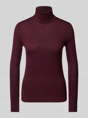 Lauren Ralph Lauren Strickpullover mit Rollkragen Modell 'ZOE' in Bord...