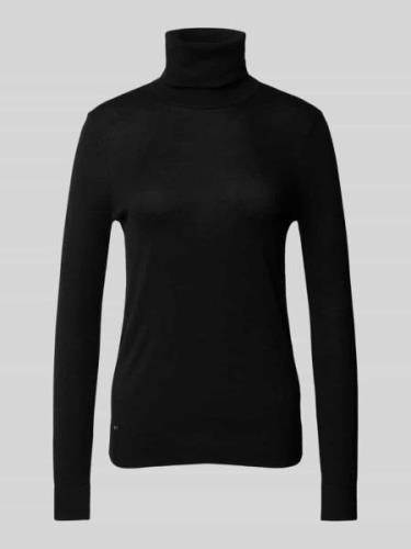 Lauren Ralph Lauren Strickpullover mit Rollkragen Modell 'ZOE' in Blac...