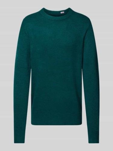 Scotch & Soda Regular Fit Strickpullover mit Rundhalsausschnitt in Pet...