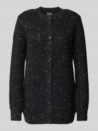 Scotch & Soda Strickjacke mit Rundhalsausschnitt in Black, Größe L