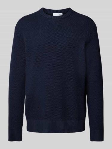 SELECTED HOMME Strickpullover mit gerippten Abschlüssen Modell 'HENNY'...