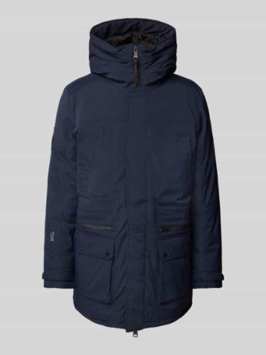 Superdry Parka mit Stehkragen in Marine, Größe L