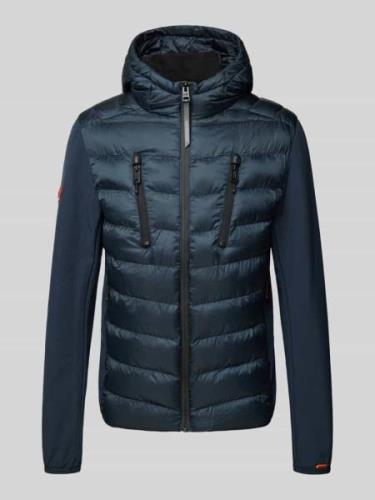 Superdry Softshell-Jacke mit Reißverschlusstaschen in Dunkelblau, Größ...