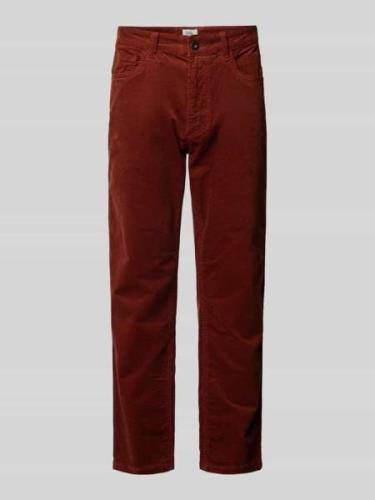 camel active Regular Fit Cordhose im 5-Pocket-Design in Rot, Größe 32/...