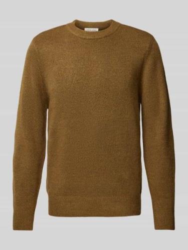 Casual Friday Strickpullover mit gerippten Abschlüssen Modell 'Karl' i...