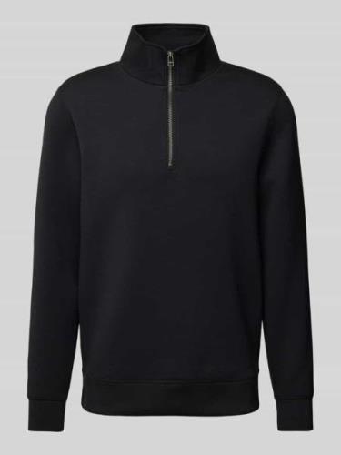 Casual Friday Sweatshirt mit Stehkragen Modell 'Sebastian' in Black, G...