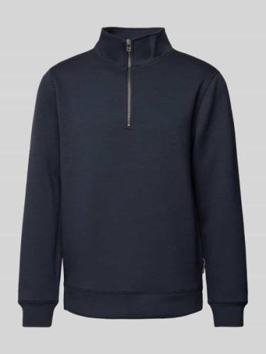 Casual Friday Sweatshirt mit Stehkragen Modell 'Sebastian' in Marine, ...