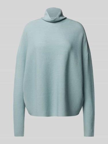 Drykorn Oversized Strickpullover mit Stehkragen Modell 'LIORA' in Aqua...