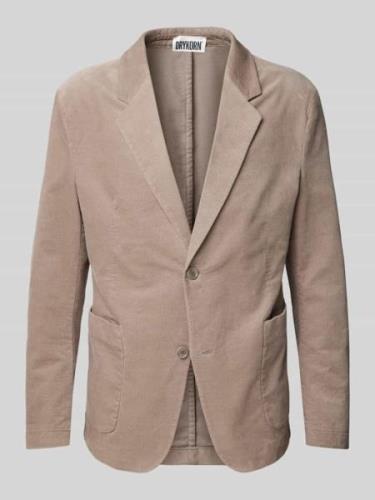 Drykorn Slim Fit Sakko mit Reverskragen Modell 'Marls' in Beige, Größe...