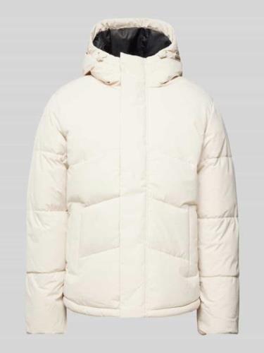 Jack & Jones Steppjacke mit Stehkragen Modell 'WORLD' in Offwhite, Grö...