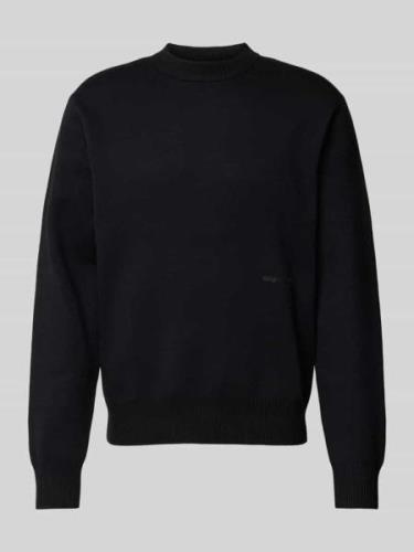 Jack & Jones Strickpullover mit Label-Print Modell 'VESTERBRO' in Blac...