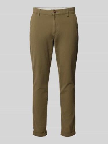 Jack & Jones Slim Fit Chino mit Gesäßtaschen Modell 'MARCO FURY' in Ol...