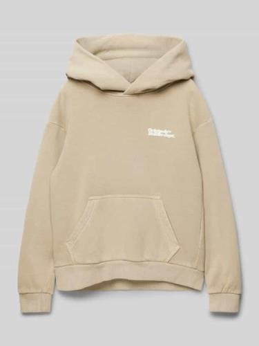 Jack & Jones Hoodie mit Label-Print Modell 'VERMONT' in Beige, Größe 1...