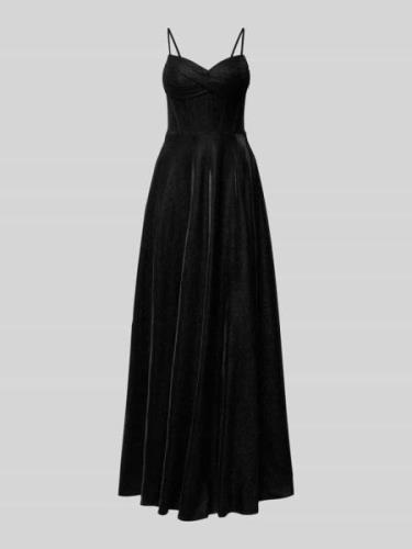 Luxuar Abendkleid mit Herz-Ausschnitt in Black, Größe 38