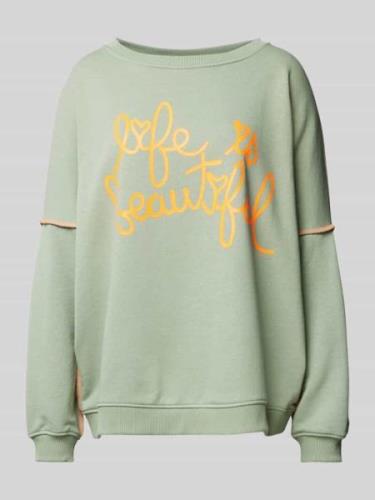 miss goodlife Sweatshirt mit Label-Print Modell 'Life ist beautif' in ...