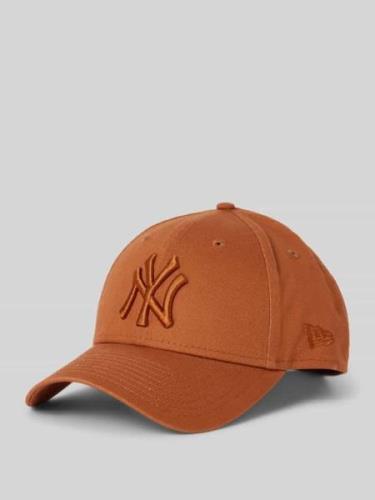 New Era Basecap mit Logo-Stitching in Orange, Größe 1