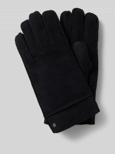 Roeckl Handschuhe mit Label-Detail Modell 'Bergen' in Black, Größe 10