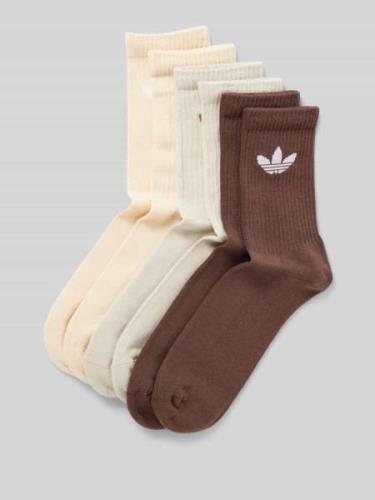 adidas Originals Socken mit Label-Details im 6er-Pack in Beige, Größe ...