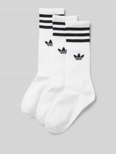 adidas Originals Socken mit Label-Print im 3er-Pack in Weiss, Größe 34...