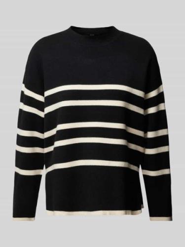 Vero Moda Pullover mit Streifen Modell 'SABA' in Black, Größe M