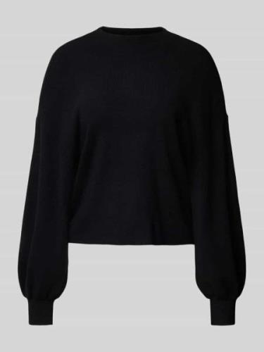 Vero Moda Pullover mit überschnittenen Schultern Modell 'NANCY' in Bla...