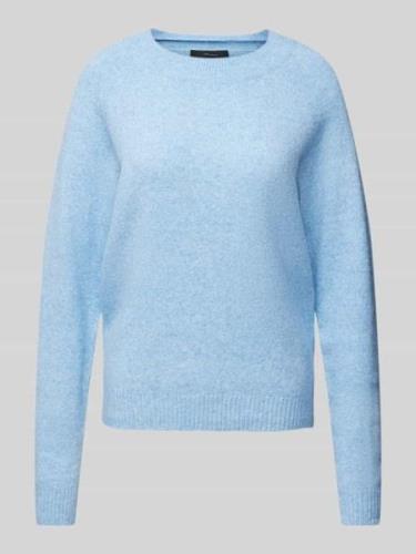 Vero Moda Langärmeliger Strickpullover Modell 'DOFFY' in Blau, Größe L