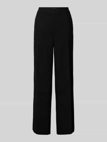 Vero Moda Straight Fit Stoffhose mit Bügelfalten Modell 'EVE' in Black...