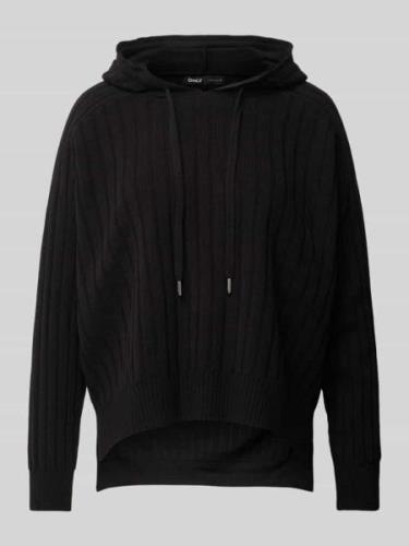 Only Strick Hoodie Modell 'TESSA' in Black, Größe L