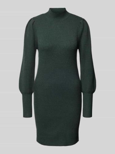 Only Strickkleid mit Turtleneck Modell 'KATIA' in Dunkelgruen, Größe L