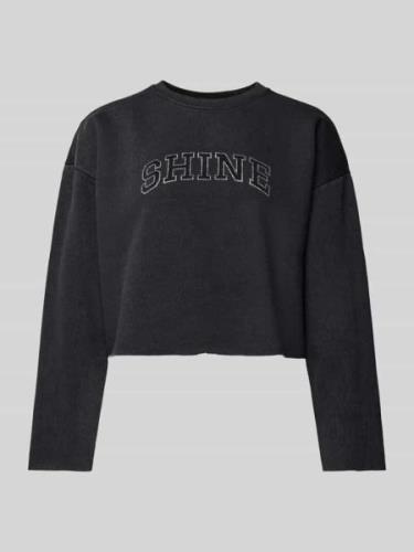 Only Cropped Sweatshirt Modell 'CALLIE' in Black, Größe L