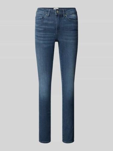 Only Skinny Fit Jeans mit Label-Patch Modell 'WAUW' in Jeansblau, Größ...