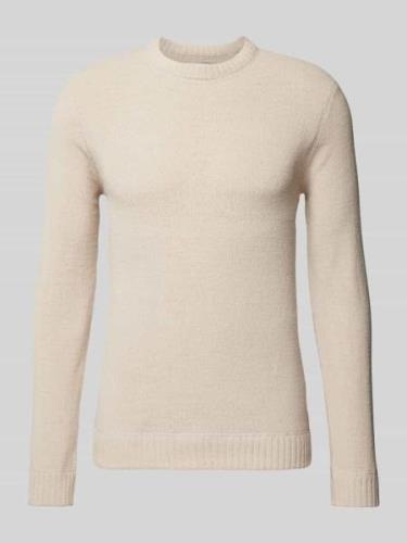 Only & Sons Strickpullover mit Rundhalsausschnitt Modell 'SETHAN' in B...