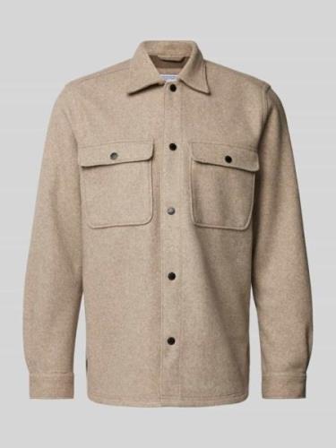 Only & Sons Regular Fit Hemdjacke mit Brustpattentaschen Modell 'ASH' ...