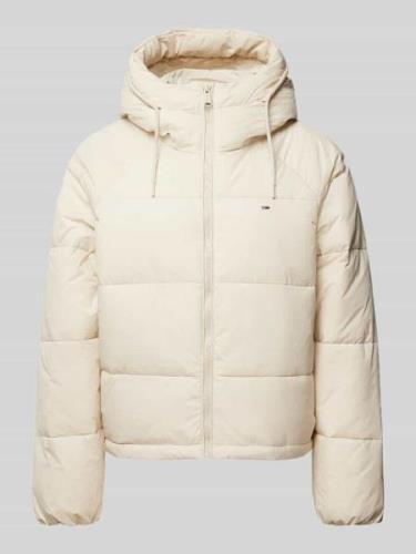 Tommy Jeans Steppjacke mit Kapuze Modell 'VAIL' in Beige, Größe M