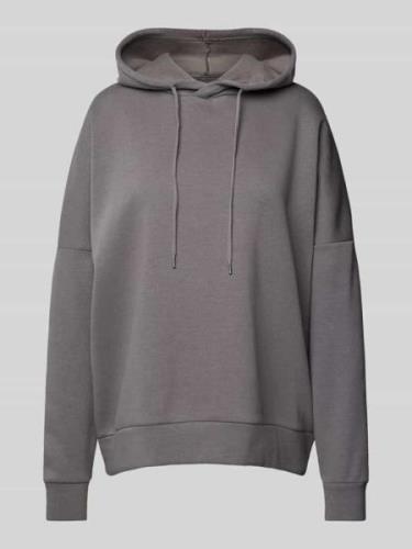 Noisy May Hoodie mit gerippten Abschlüssen Modell 'ALDEN' in Graphit, ...