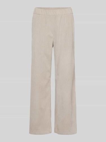 MAC Cropped Culotte aus Cord in Beige, Größe 34