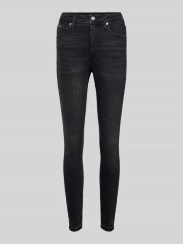 Calvin Klein Jeans High Rise Super Skinny Fit Jeans im 5-Pocket-Design...