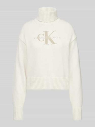 Calvin Klein Jeans Strickpullover mit Rollkragen Modell 'CHENILLE' in ...