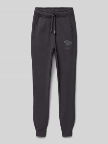 Tom Tailor Sweat Pants mit verstellbarem Bund in Graphit, Größe 152